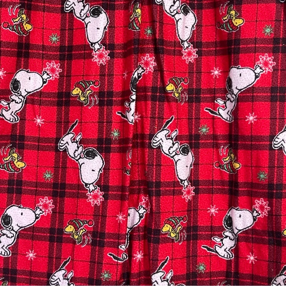 Peanuts Red and Pink Cozy Nightgown girls m